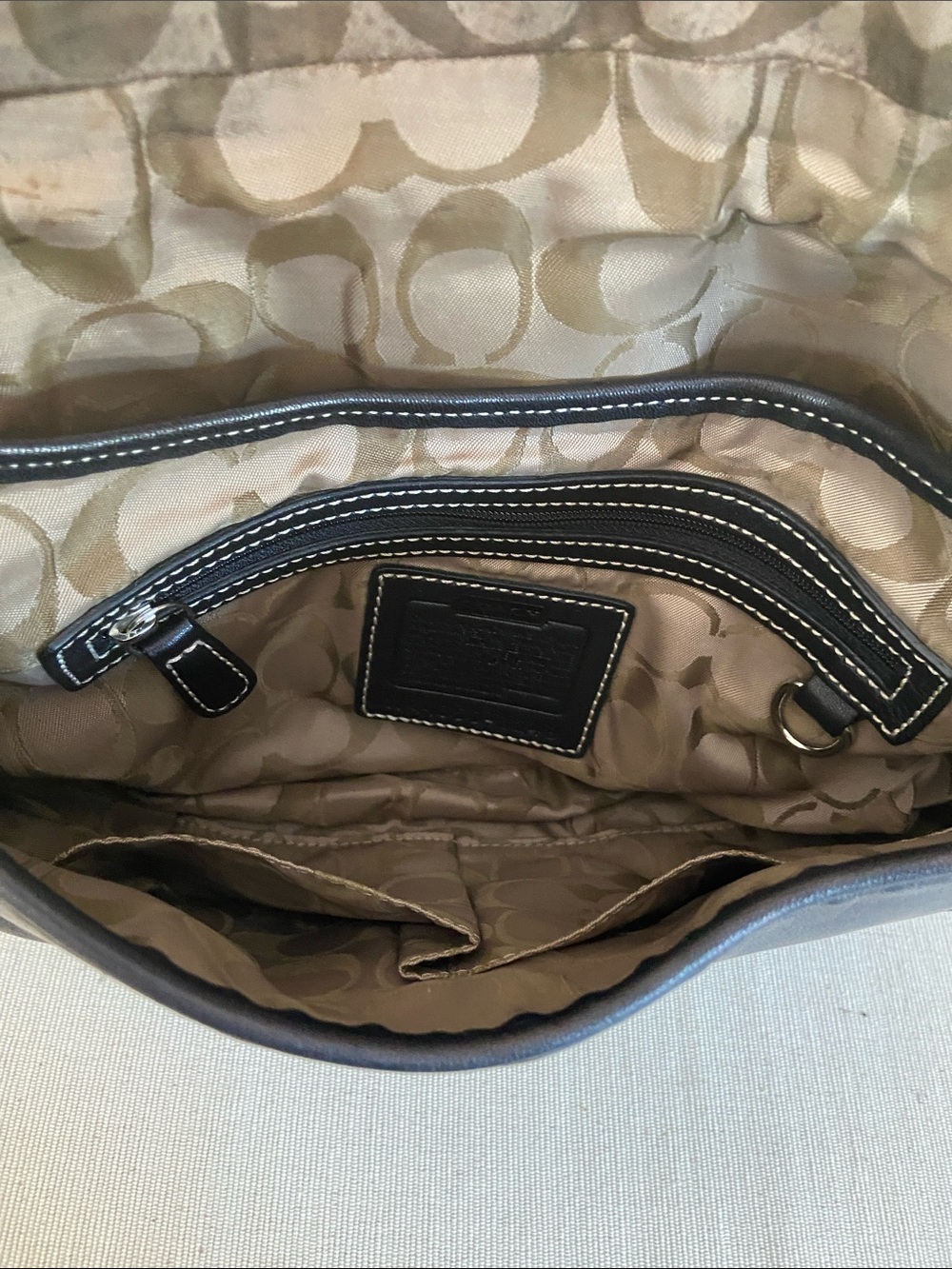 Coach Soho Large Buckle Flap Shoulder Bag Black Leather Style 6248 - Picture 13 of 16